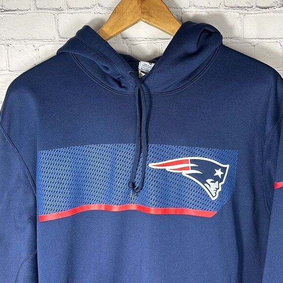 New England Patriots Nike Therma Fit NFL Football Hoodie size XL - Picture 2 of 8